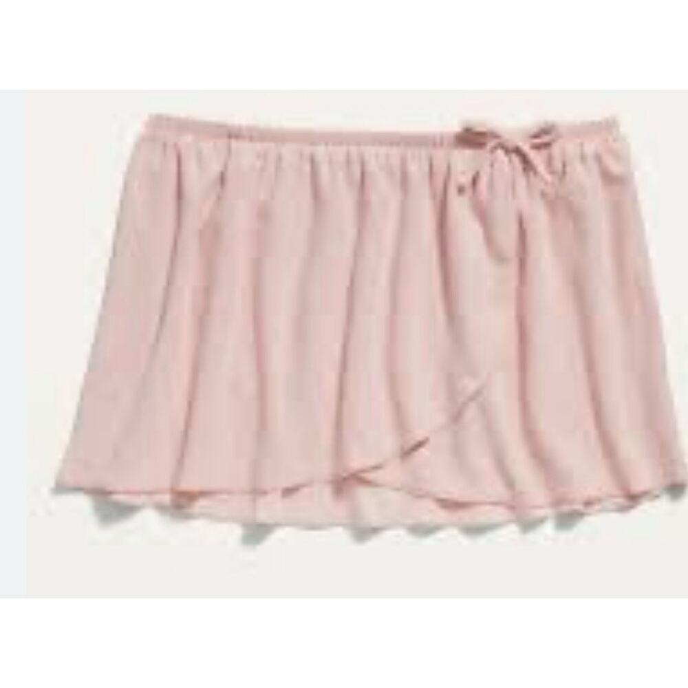 Old Navy Breathe ON Faux-Wrap Dance Skirt Pink Toddler Girls 2T